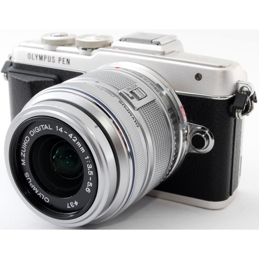 OLYMPUS PEN オリンパス ミラーレス Lite E-PL7 レンズキット シルバー