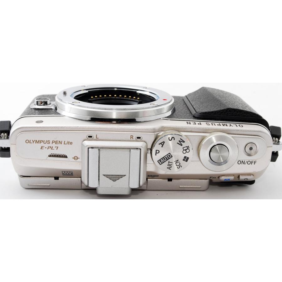 OLYMPUS PEN オリンパス ミラーレス Lite E-PL7 レンズキット シルバー