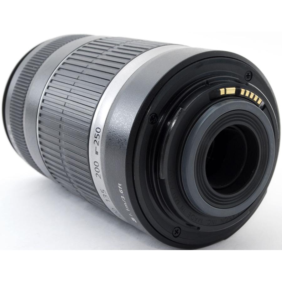 EF-S キヤノン 望遠レンズ CANON EF-S55-250mm F4-5.6 IS 中古 美品
