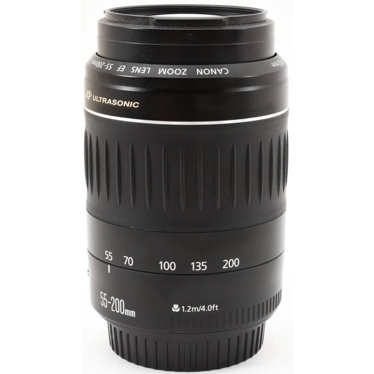 EFレンズ キヤノン 望遠レンズ CANON EF55-200mm F4.5-5.6 II USM 中古