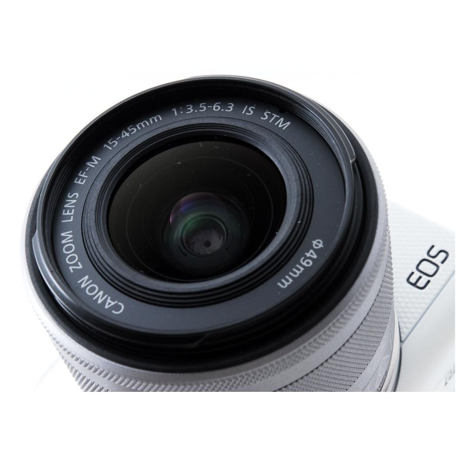 EOS M キヤノン ミラーレス一眼 CANON M100 レンズキット ホワイト