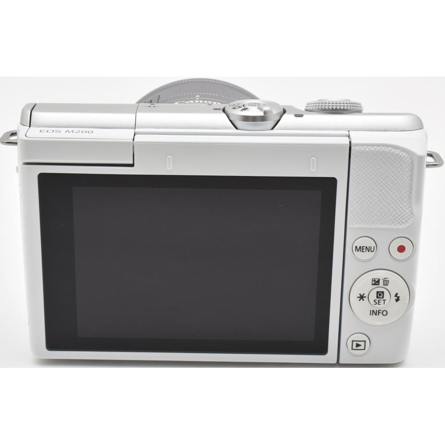 EOS M キヤノン ミラーレス一眼 CANON M200 レンズキット ホワイト