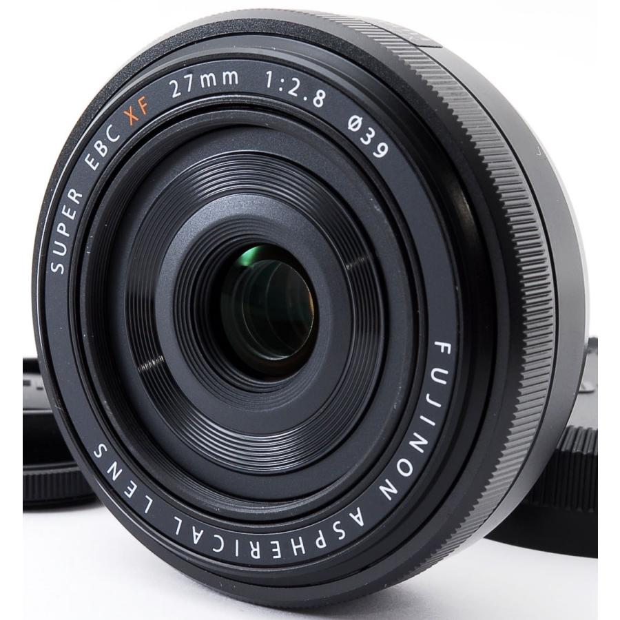 富士フイルム 単焦点レンズ FUJIFILM フジノンレンズ XF 27mm F2.8 ブラック 保証 中古｜i-camera-shop