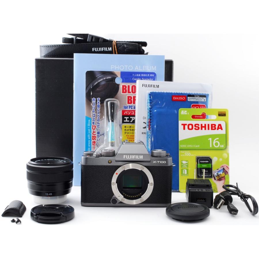 富士フイルム Xシステム ミラーレス FUJIFILM X-T100 ダーク 富士フイルム Xシステム ミラーレス FUJIFILM X-T100 ダーク