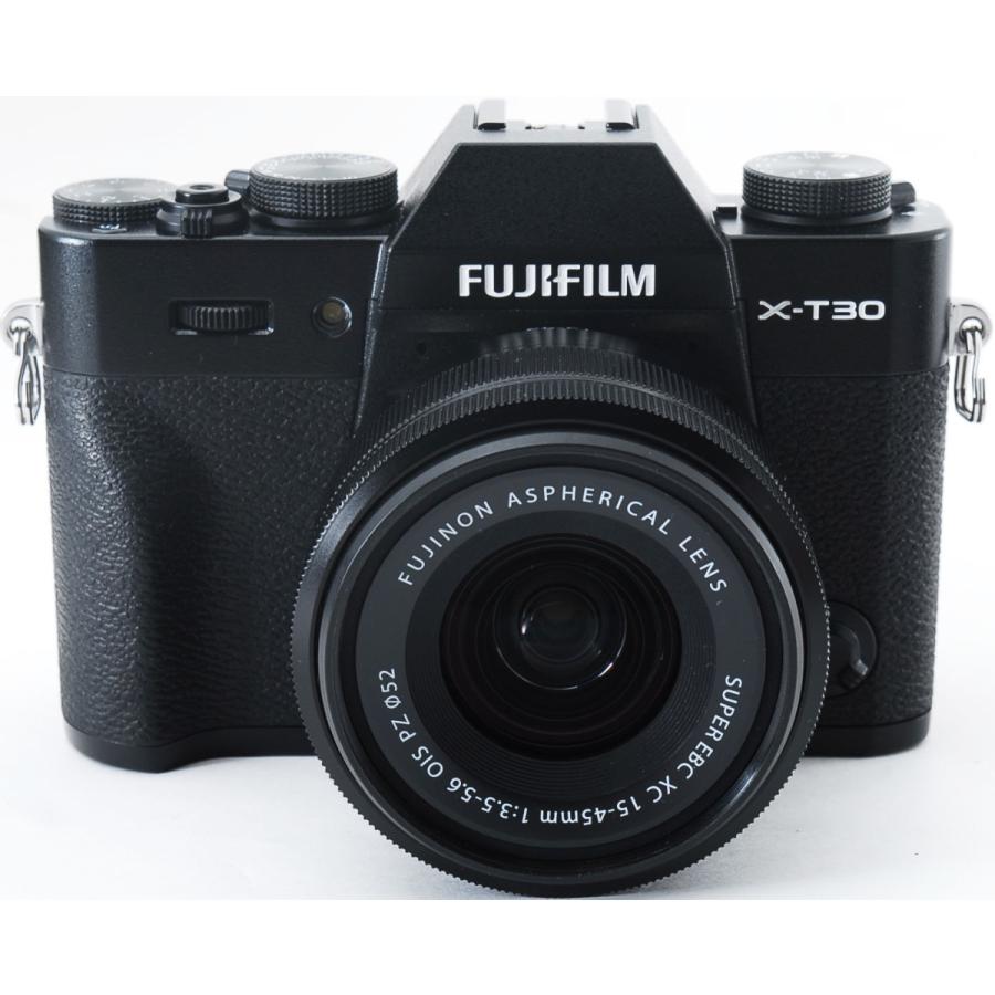 富士フイルム ミラーレス FUJIFILM X-T30 レンズキット ブラック 中古 Wi-Fi ＆ Bluetooth搭載 新品SDカード付き 届いてすぐに使える｜i-camera-shop｜02