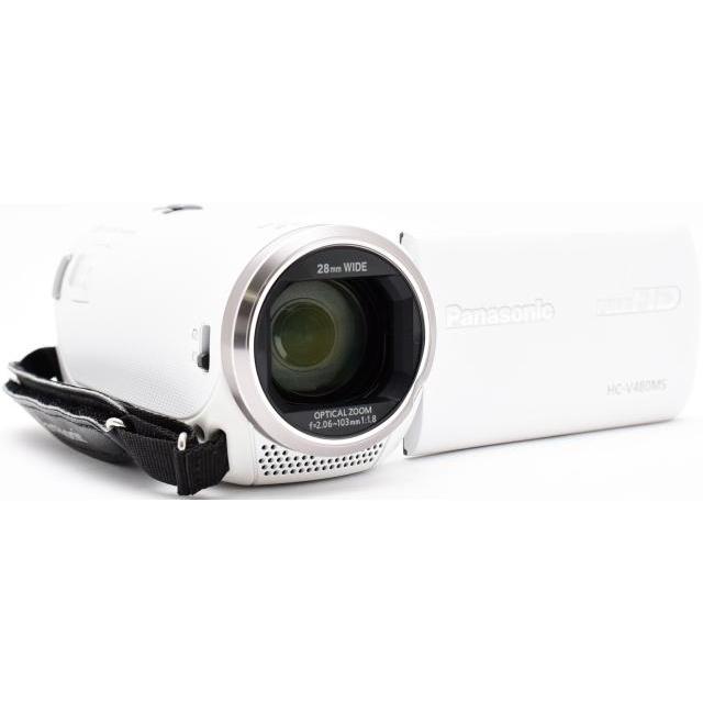 Panasonic（パナソニック） ビデオカメラ Panasonic HC-V480MS-W