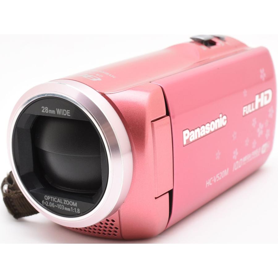 Panasonic V520M ビデオカメラ ピンク Amazon.co.jp: パナソニック デジタルハイビジョンビデオカメラ
