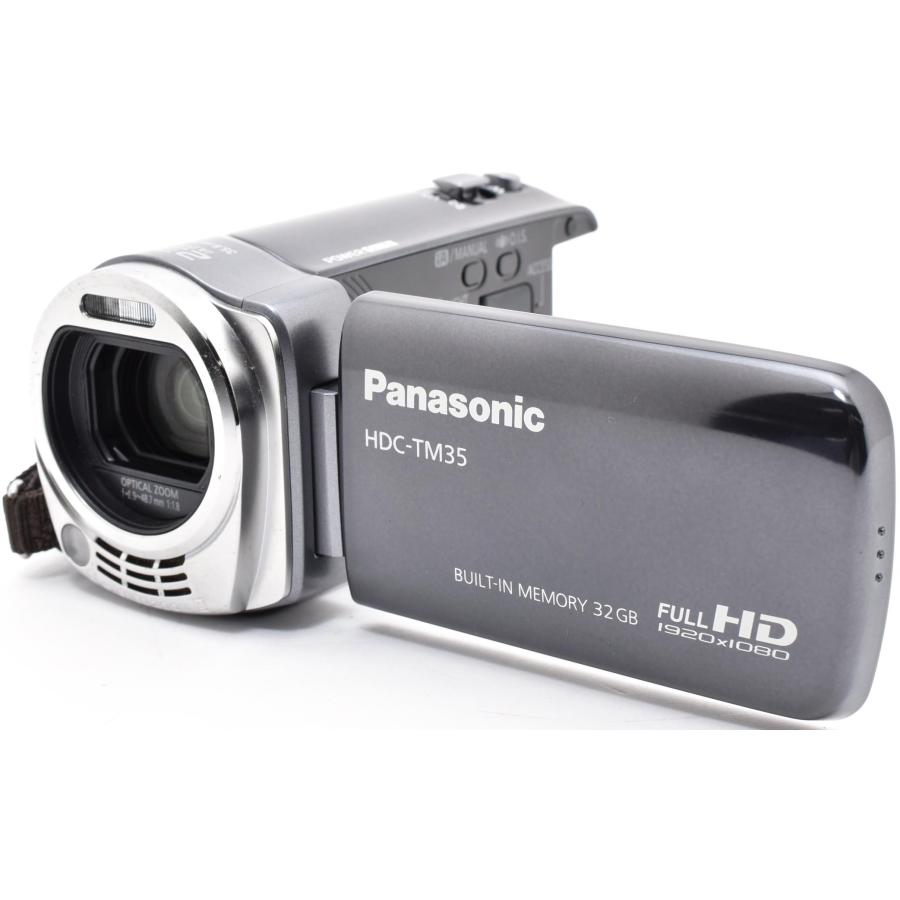 Panasonic（パナソニック） ビデオカメラ Panasonic HDC-TM35 グレー