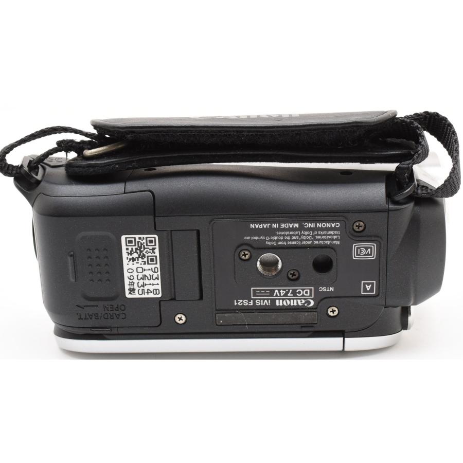 iVIS キヤノン ビデオカメラ CANON FS21 中古 新品SDカード付き