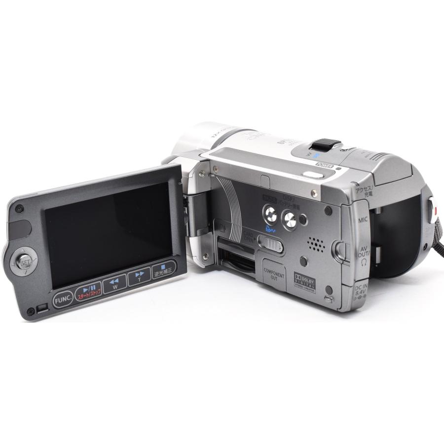 SDカード付き Canon HDビデオカメラ iVIS HF10 シルバー iVIS キヤノン ビデオカメラ CANON HF10 シルバー 中古 新品SDカード