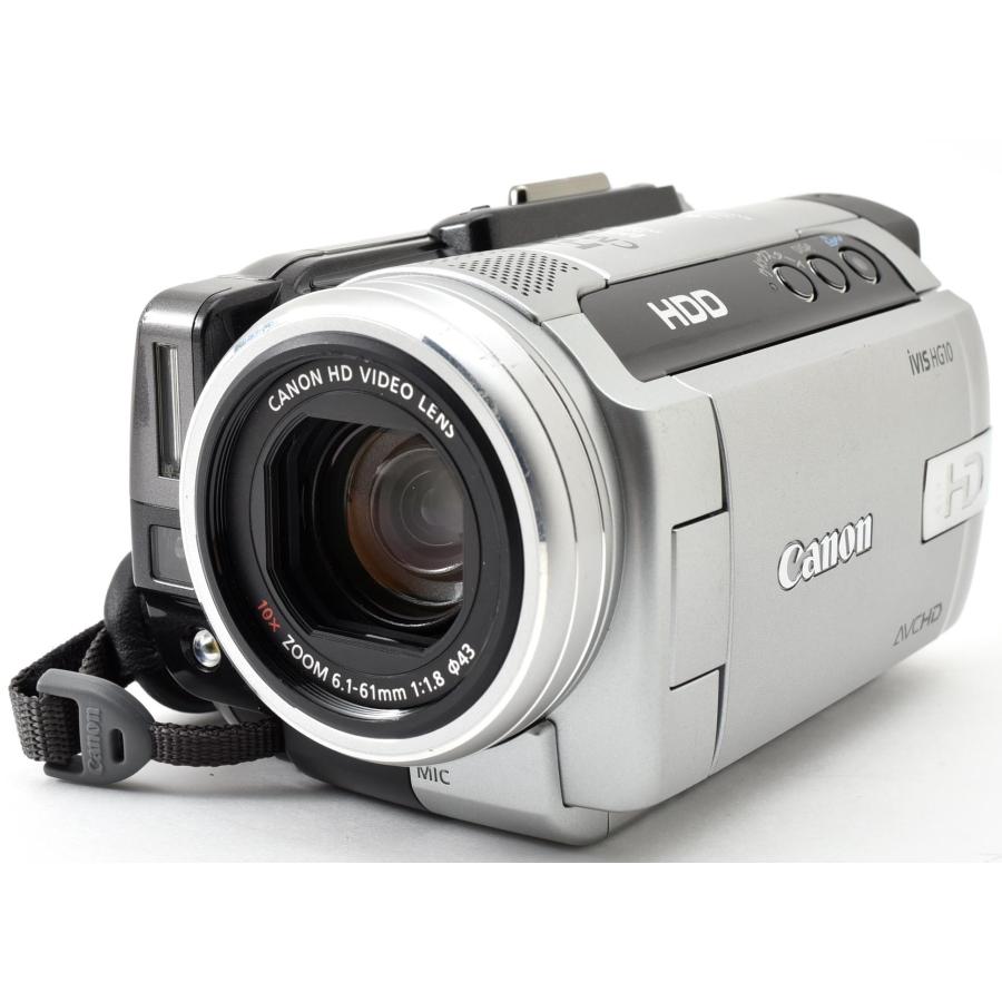 Canon iVIS HG10 ビデオカメラ 本体 完備・動作品 iVIS キヤノン ビデオカメラ CANON HG10 中古 新品SDカード ＆ 予備
