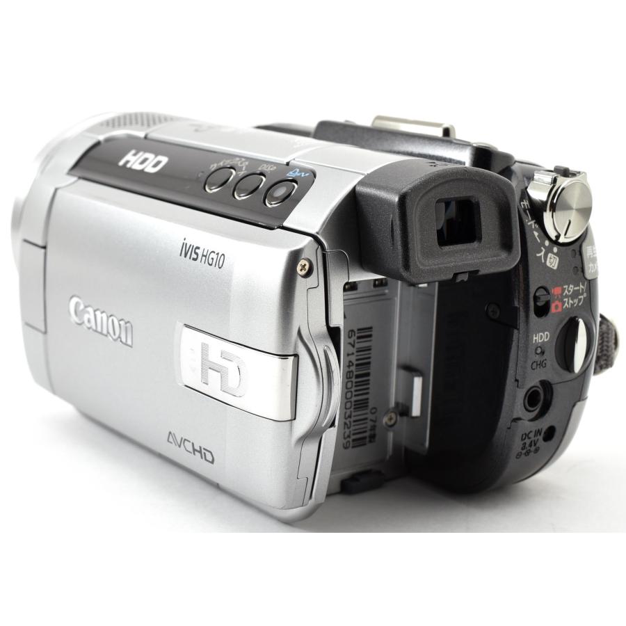 iVIS キヤノン ビデオカメラ CANON HG10 中古 新品SDカード ＆ 予備