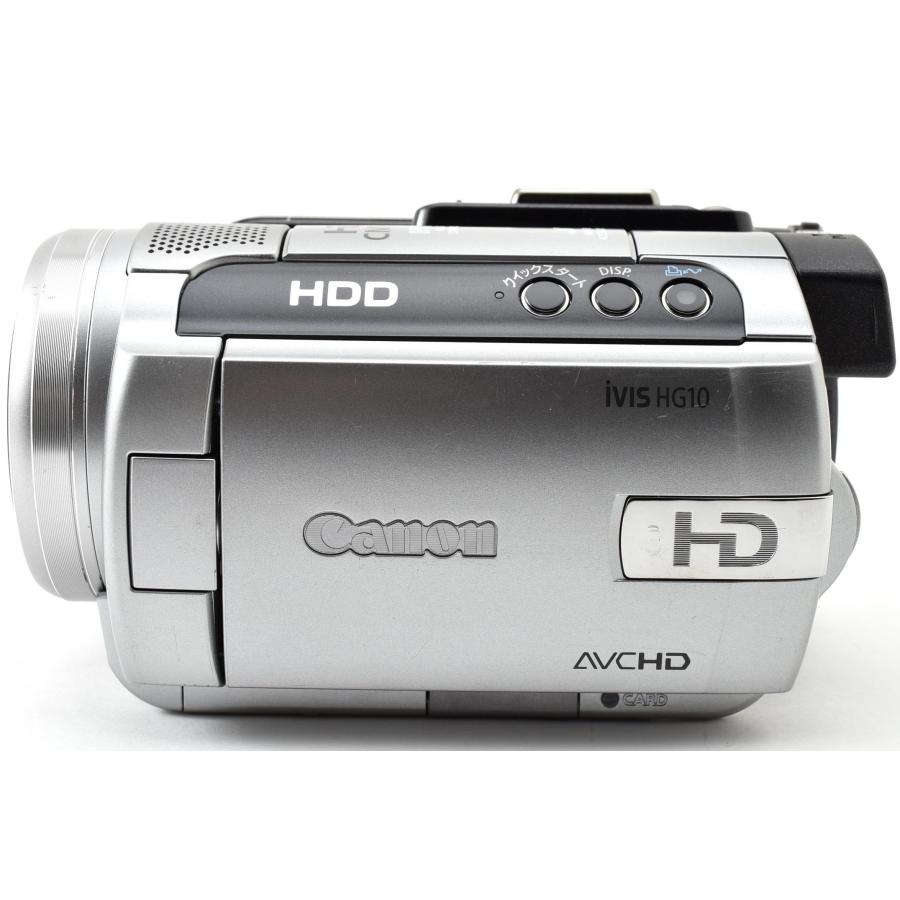 iVIS キヤノン ビデオカメラ CANON HG10 中古 新品SDカード ＆ 予備