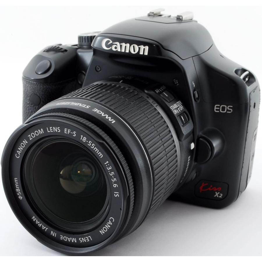 EOS Kiss X2 キヤノン デジタル一眼 CANON レンズキット 中古 新品SD