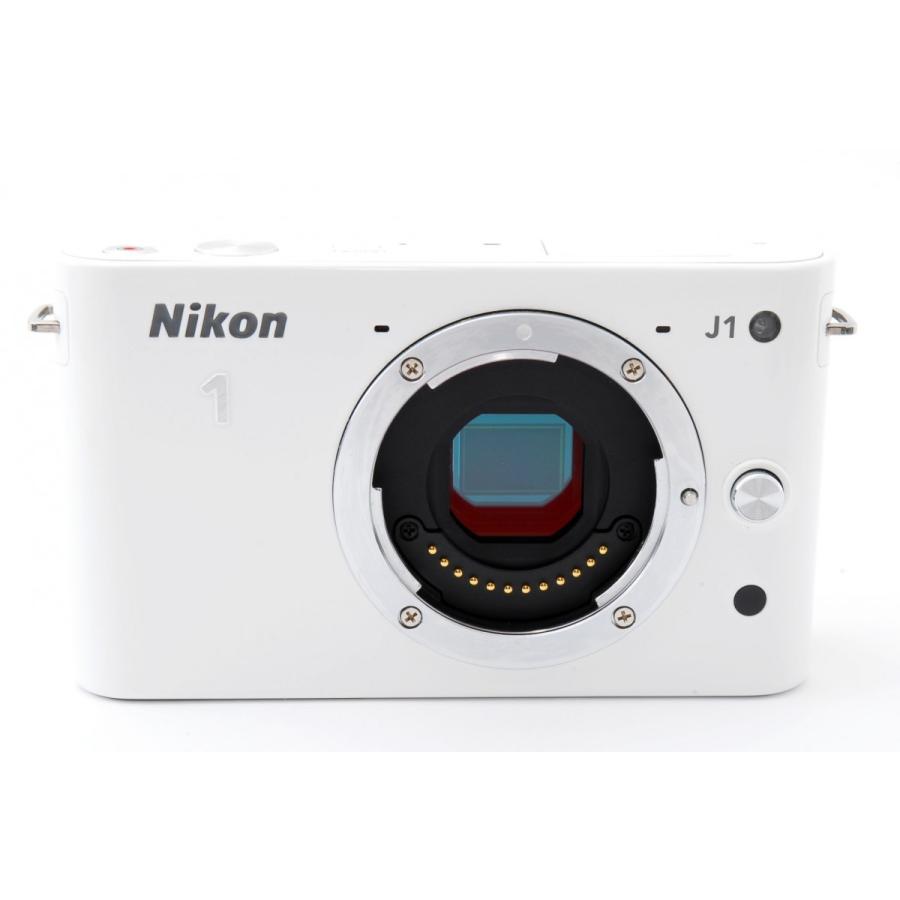 ミラーレス一眼 ニコン Nikon 1 J1 ホワイト レンズキット 中古 新品SDカード付き 届いてすぐに使える｜i-camera-shop｜02