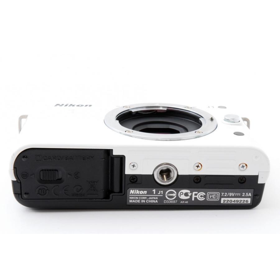 ミラーレス一眼 ニコン Nikon 1 J1 ホワイト レンズキット 中古 新品SDカード付き 届いてすぐに使える｜i-camera-shop｜06