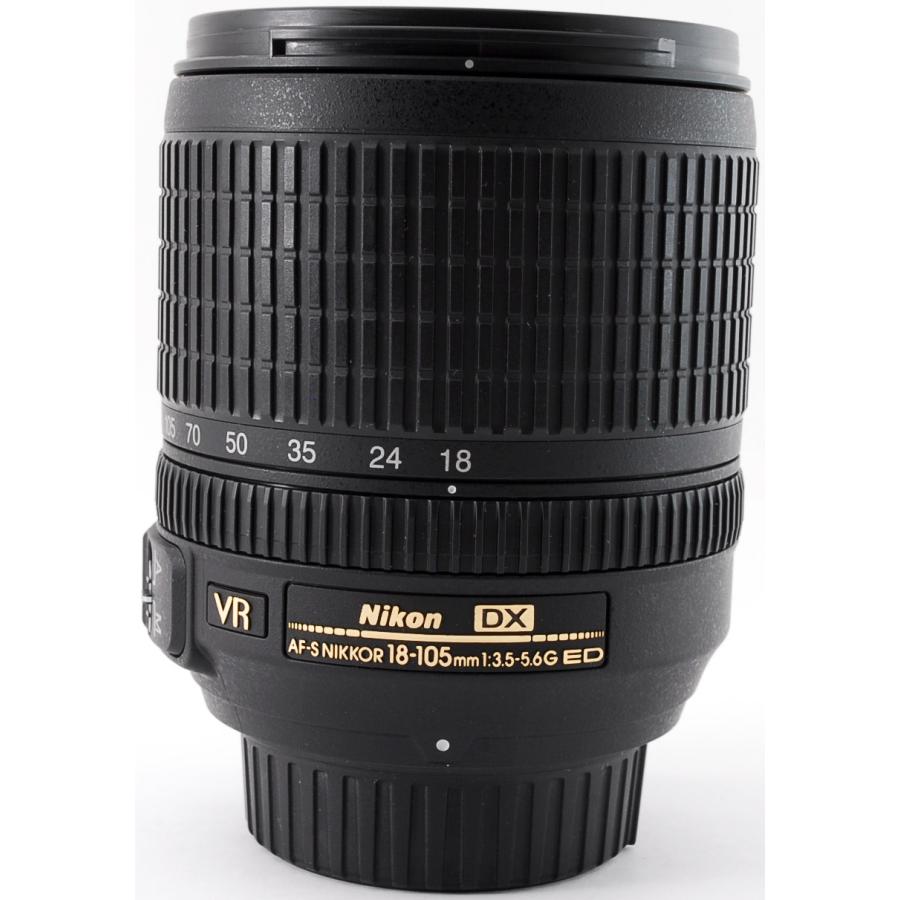 ニコン 交換レンズ Nikon AF-S DX NIKKOR 18-105mm f/3.5-5.6G ED VR ニコンDXフォーマット専用 レンズフード等付属品多数｜i-camera-shop｜10