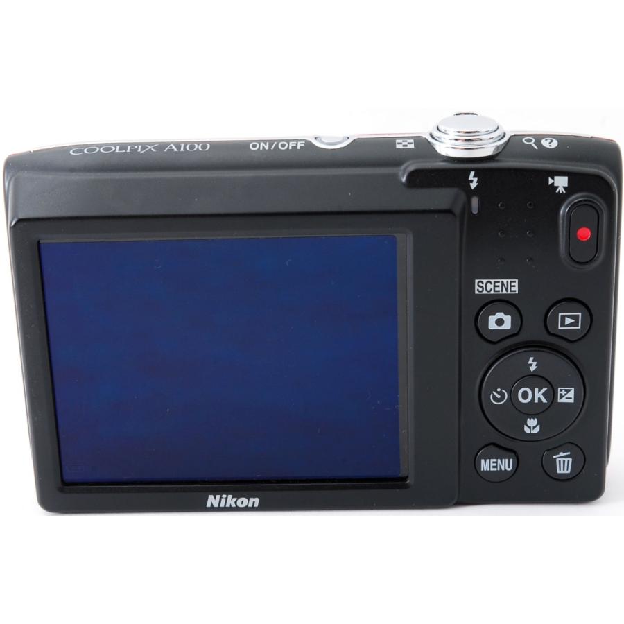 COOLPIX ニコン コンデジ Nikon A100 レッド 中古 新品SDカード COOLPIX ニコン コンデジ Nikon A100 レッド 中古 新品SDカード