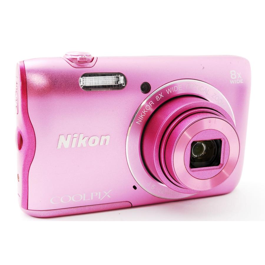 ニコン コンデジ Nikon COOLPIX A300 ピンク 中古 Wi-Fi搭載 SDカード付き 届いてすぐに使える