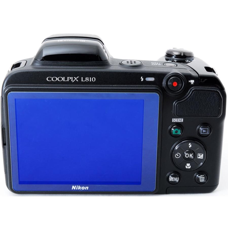 ニコン デジタルカメラ Nikon COOLPIX L810 ブラック 中古 新品SD 