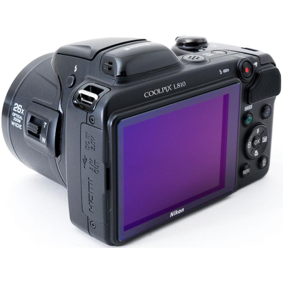 カメラ デジタルカメラ ニコン デジタルカメラ Nikon COOLPIX L810 ブラック 中古 SDカード 