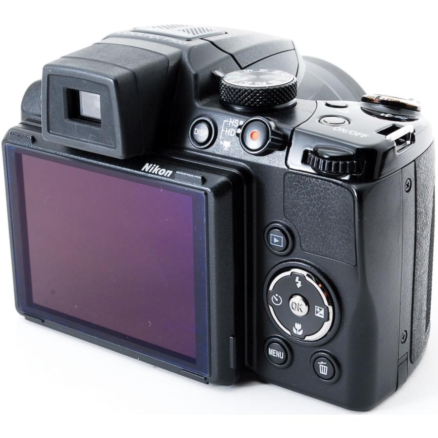 ニコン コンデジ Nikon COOLPIX P500 ブラック 中古 新品SDカード付き