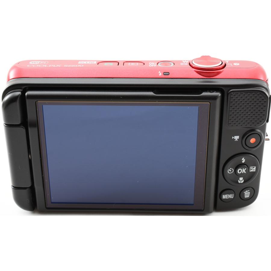 COOLPIX S ニコン コンデジ Nikon S6600 レッド 中古 Wi-Fi搭載 COOLPIX S ニコン コンデジ Nikon S6600 レッド 中古 Wi-Fi搭載