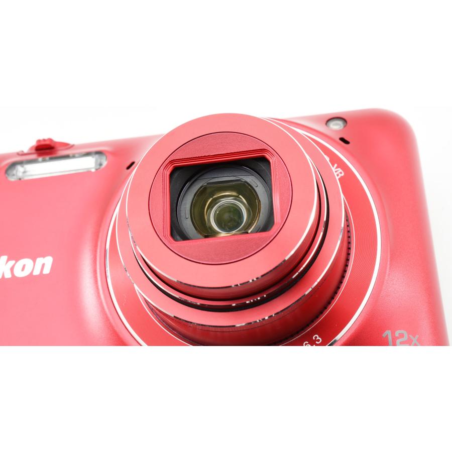 COOLPIX S ニコン コンデジ Nikon S6600 レッド 中古 Wi-Fi搭載 COOLPIX S ニコン コンデジ Nikon S6600 レッド 中古 Wi-Fi搭載