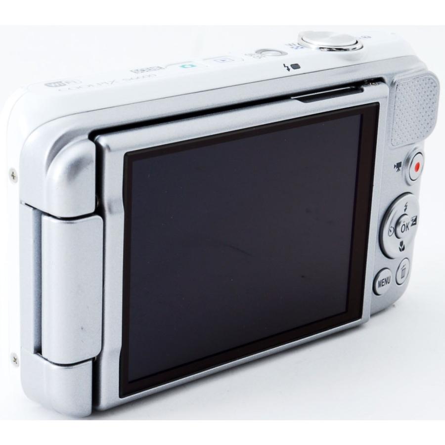 コンデジ 中古 WiFi搭載 Nikon ニコン COOLPIX S6600 ホワイト SDカード付き NikonCOOLPIX