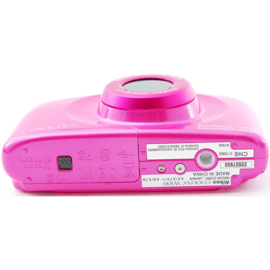 COOLPIX W ニコン コンデジ Nikon W100 ピンク 中古 Wi-Fi COOLPIX W ニコン コンデジ Nikon W100 ピンク 中古 Wi-Fi