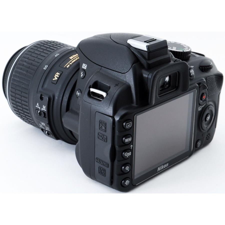 ニコン デジタル一眼 Nikon D3100 レンズキット 中古 新品SDカード付き