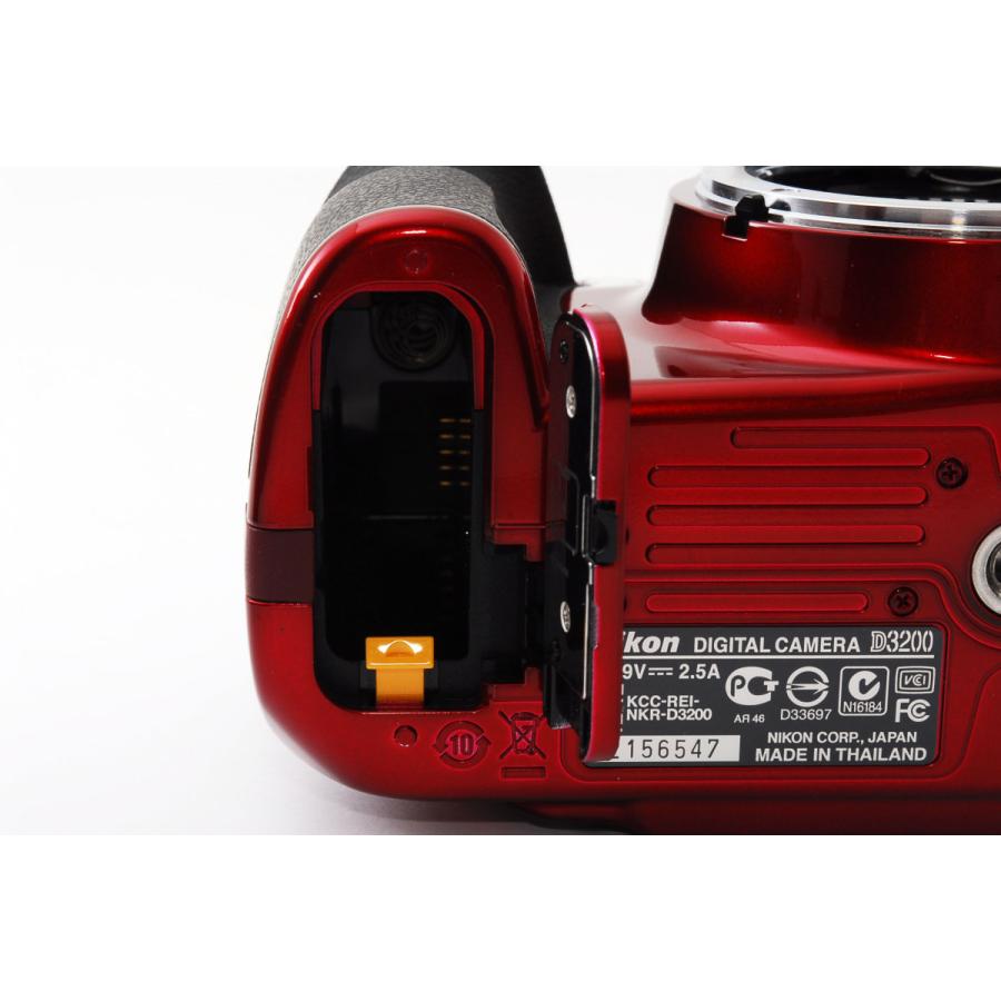 ニコン デジタル一眼 Nikon D3200 レッド レンズキット 中古 ニコン デジタル一眼 Nikon D3200 レッド レンズキット 中古