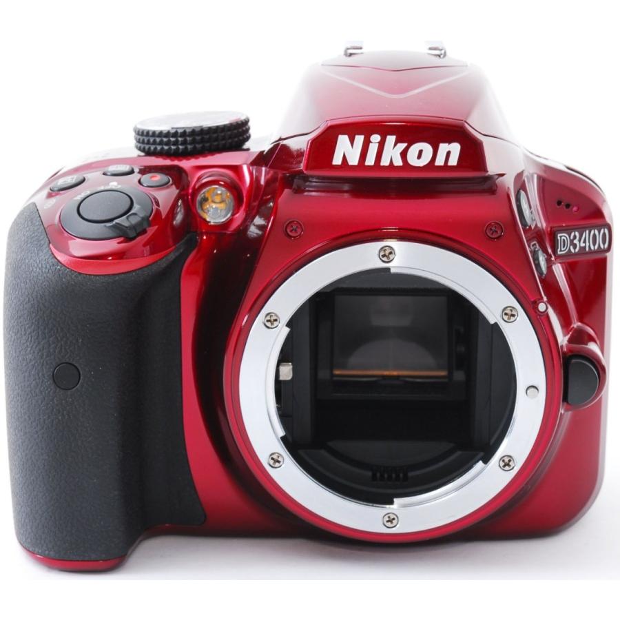 D3000 ニコン デジタル一眼 Nikon D3400 ダブルズーム レッド