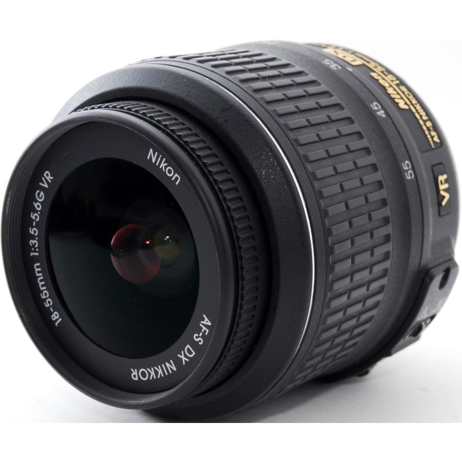 ニコン デジタル一眼 Nikon D5200 レンズキット ブラック 中古