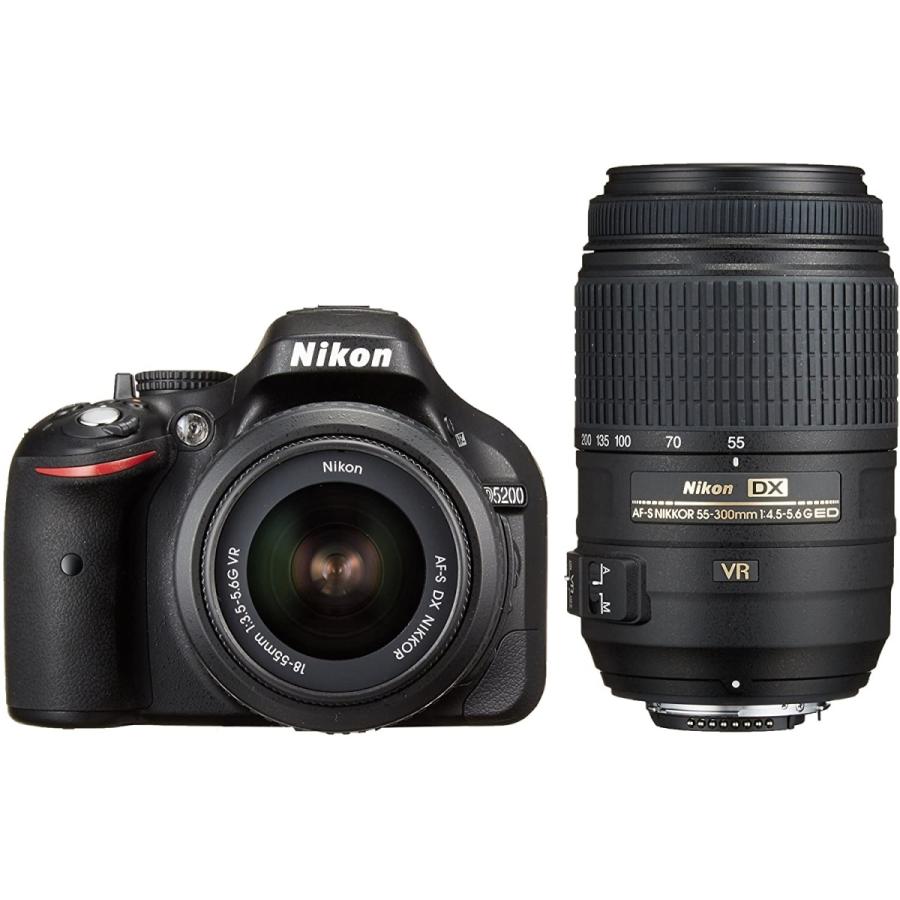 ニコン デジタル一眼 Nikon D5200 ダブルズームキット 中古 新品SDカード付き 届いてすぐに使える｜i-camera-shop