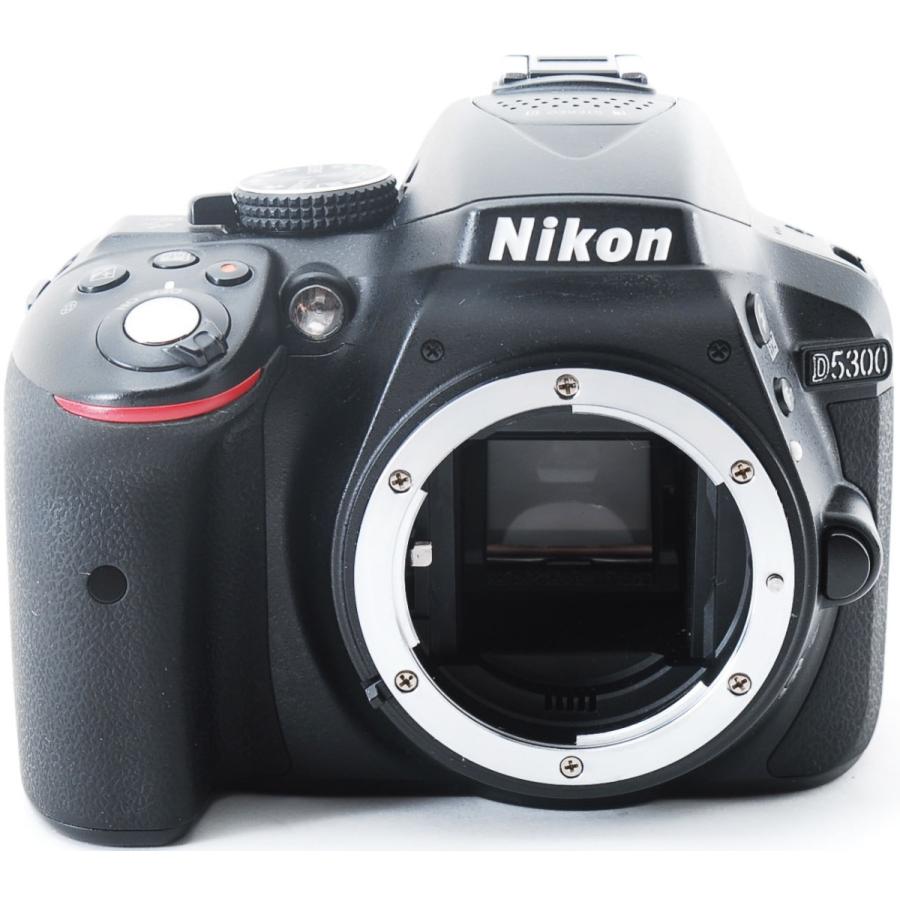 ニコン デジタル一眼 Nikon D5300 レンズキット ブラック Wi-Fi搭載 