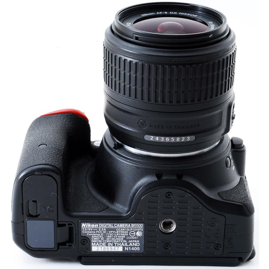 ニコン デジタル一眼 Nikon D5500 レンズキット ブラック 中古 ニコン デジタル一眼 Nikon D5500 レンズキット ブラック 中古