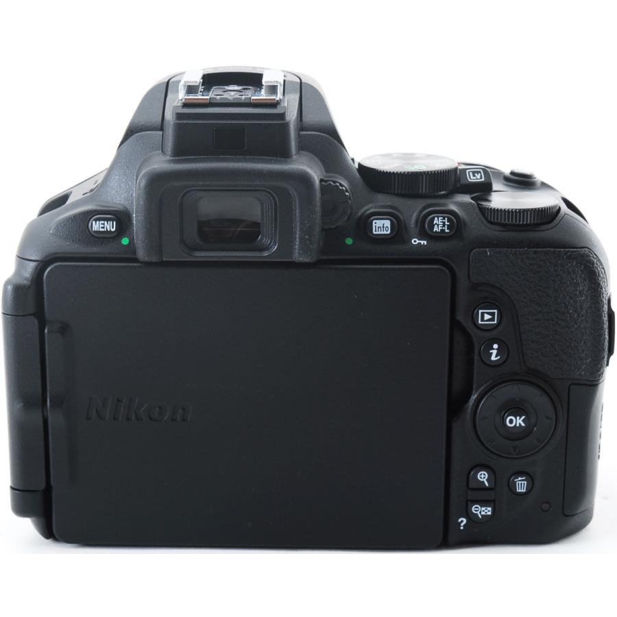 ニコン デジタル一眼 Nikon D5600 AF-P 18-55 VR レンズキット ブラック Wi-Fi ＆ Bluetooth 搭載 新品SDカード付き｜i-camera-shop｜04