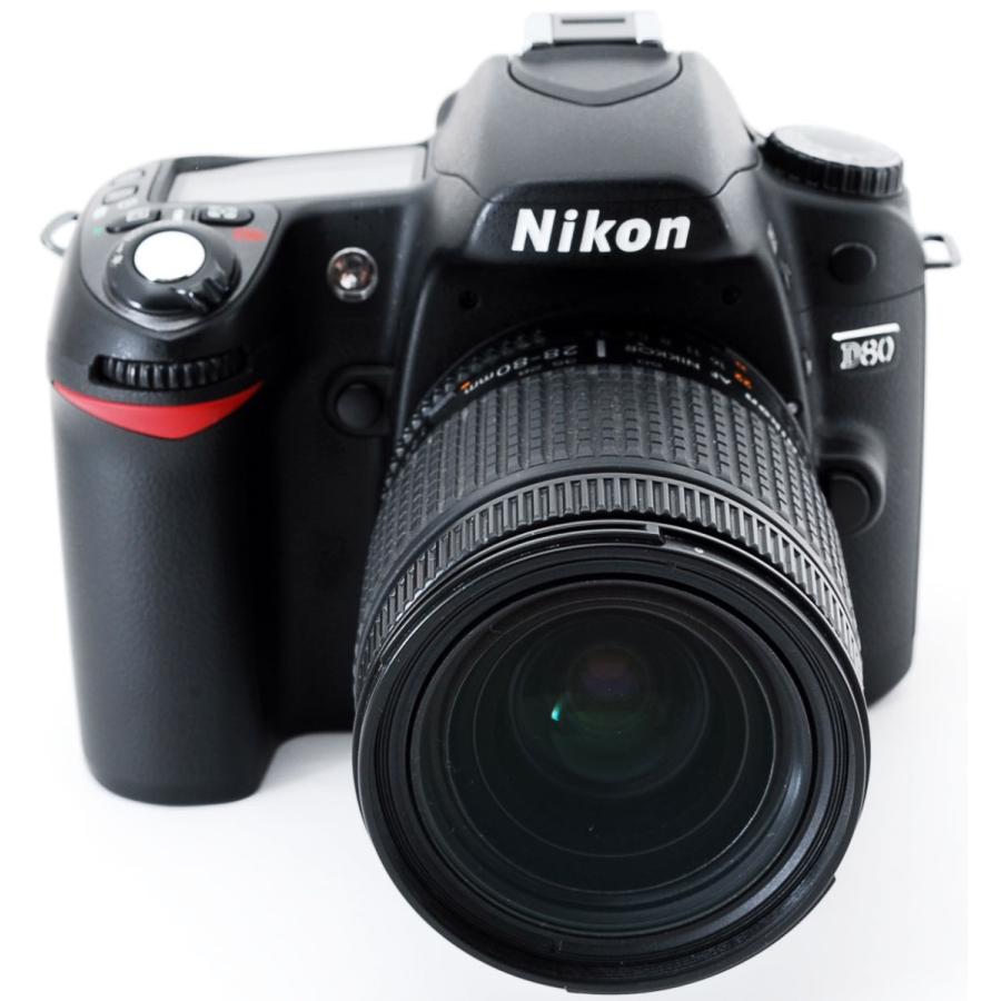 ニコン デジタル一眼 Nikon D80 レンズキット 中古 新品SDカード付き