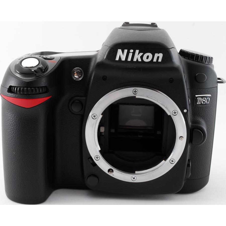 ニコン デジタル一眼 Nikon D80 ダブルズーム 中古 新品SDカード付き