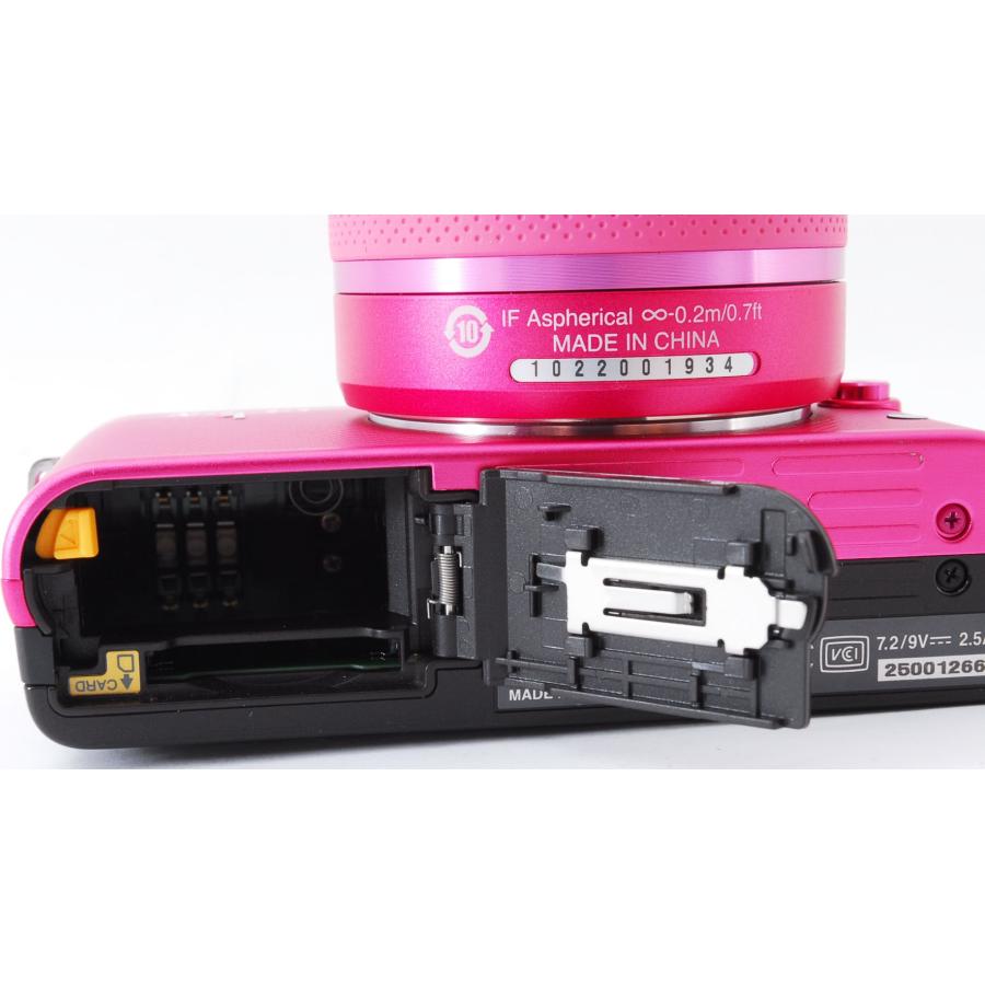 ニコン ミラーレス Nikon 1 J2 レンズキット ピンク スマホに送れる 