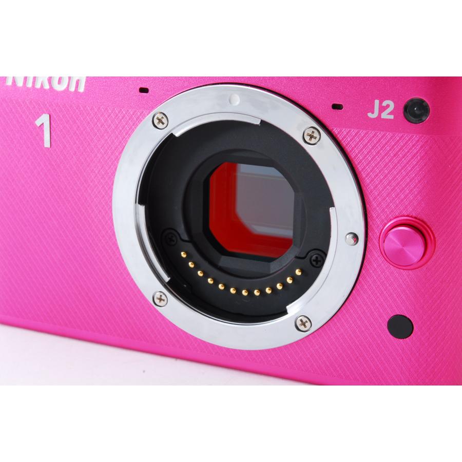 ニコン ミラーレス Nikon 1 J2 レンズキット ピンク スマホに送れる 