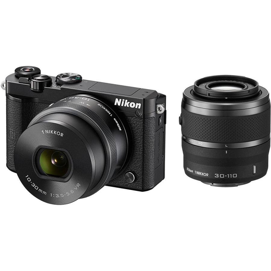 ニコン ミラーレス Nikon 1 J5 ダブルズームレンズキット ブラック 