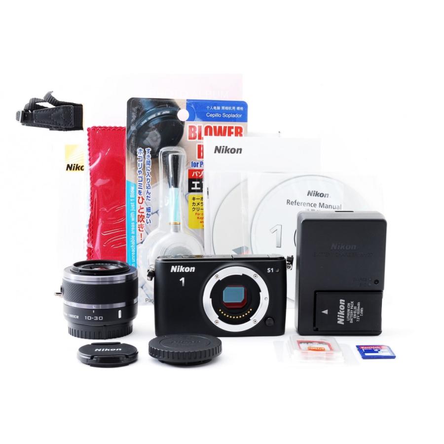 Nikon 1 S ミラーレス 中古 スマホに送れる ニコン S1 標準
