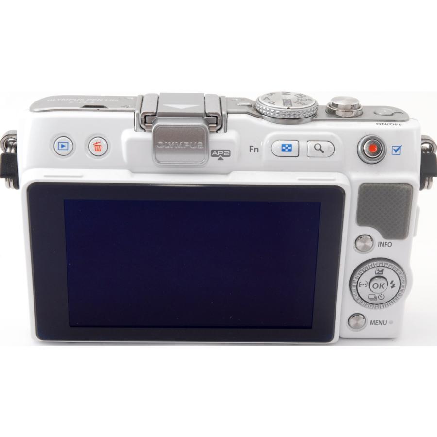 オリンパス ミラーレス OLYMPUS PEN Lite E-PL3 ダブルズームキット ホワイト 中古 新品SDカード付き 届いてすぐに使える｜i-camera-shop｜03