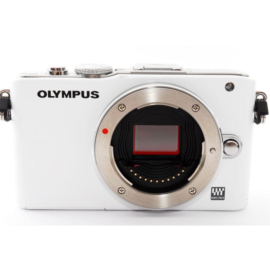 オリンパス ミラーレス OLYMPUS PEN Lite E-PL3 レンズキット ホワイト