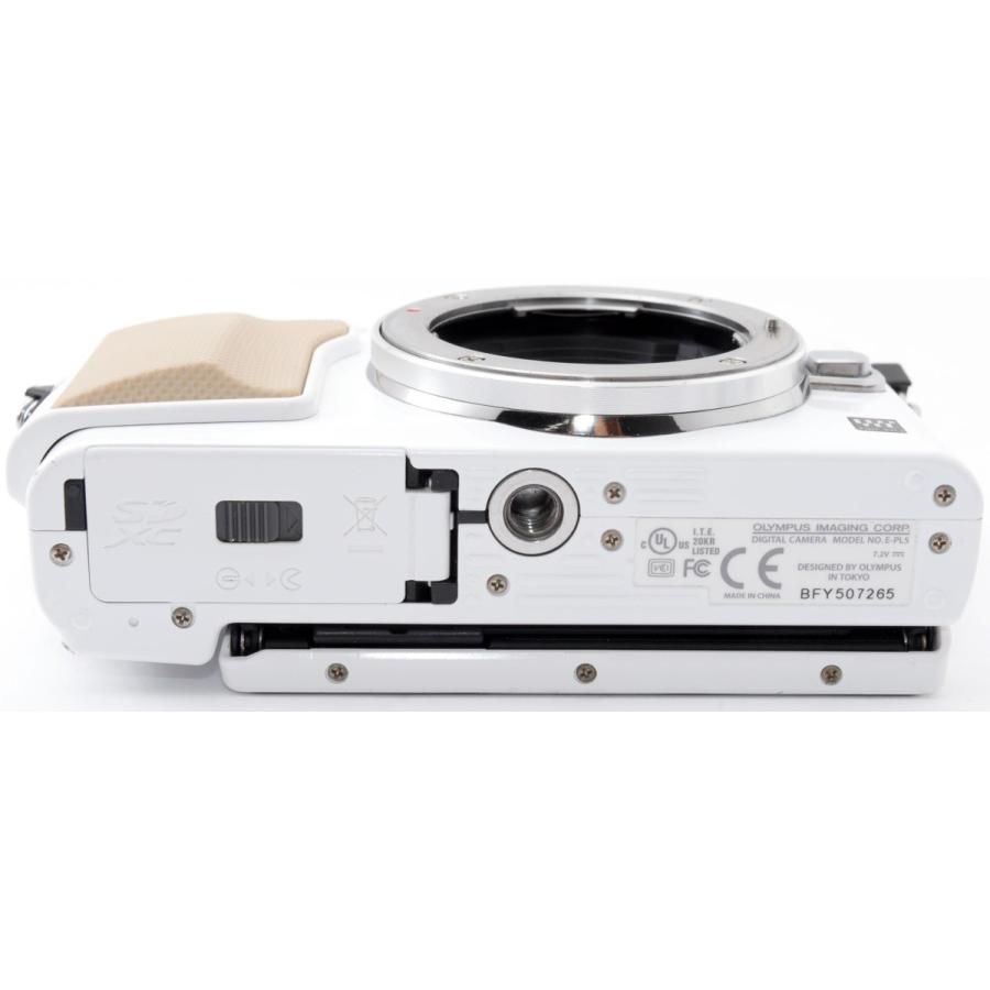 OLYMPUS PEN オリンパス ミラーレス E-PL5 レンズキット ホワイト 中古 