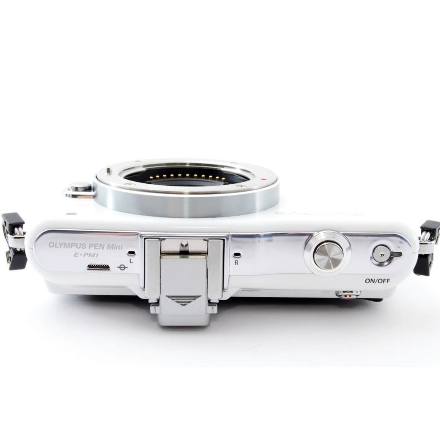 ● 美品 OLYMPUS PEN mini E-PM1 オリンパス ペン セット OLYMPUS PEN オリンパス ミラーレス mini E-PM1 ホワイト レンズ