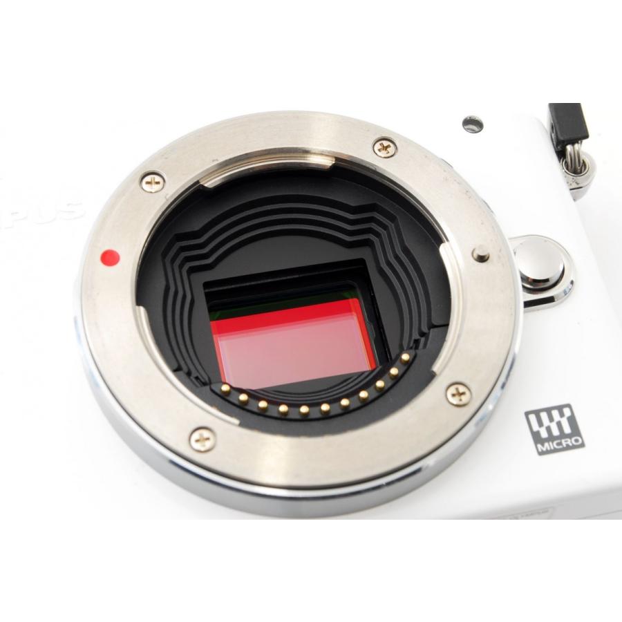 OLYMPUS PEN オリンパス ミラーレス mini E-PM1 ホワイト レンズ OLYMPUS PEN オリンパス ミラーレス mini E-PM1 ホワイト レンズ