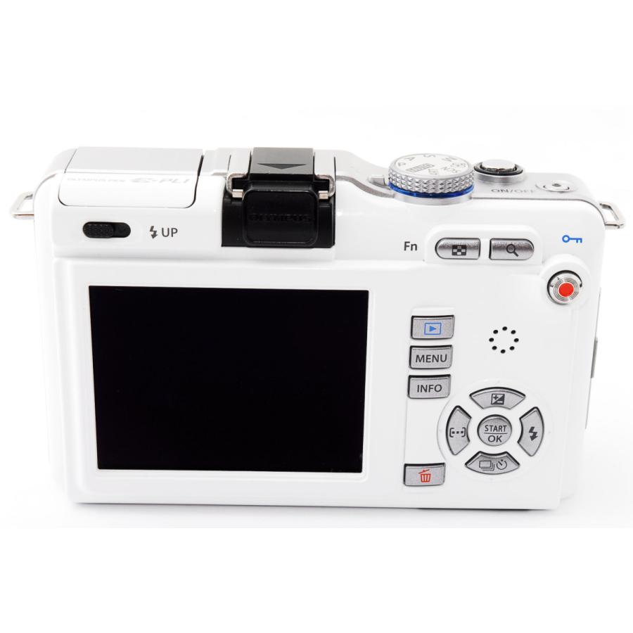 オリンパス ミラーレス OLYMPUS ペン E-PL1 レンズキット ホワイト 中古 SDカード付き 届いてすぐに使える｜i-camera-shop｜03